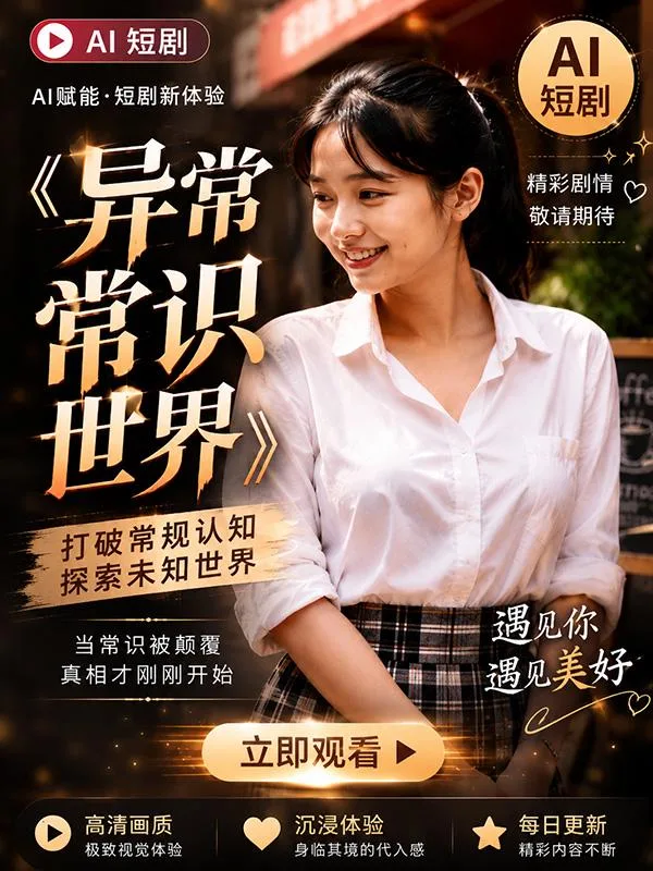 将露出大乳头视为美的异常常识世界 露乳日常美 ai短剧 街头情欲故事 露乳缠绵