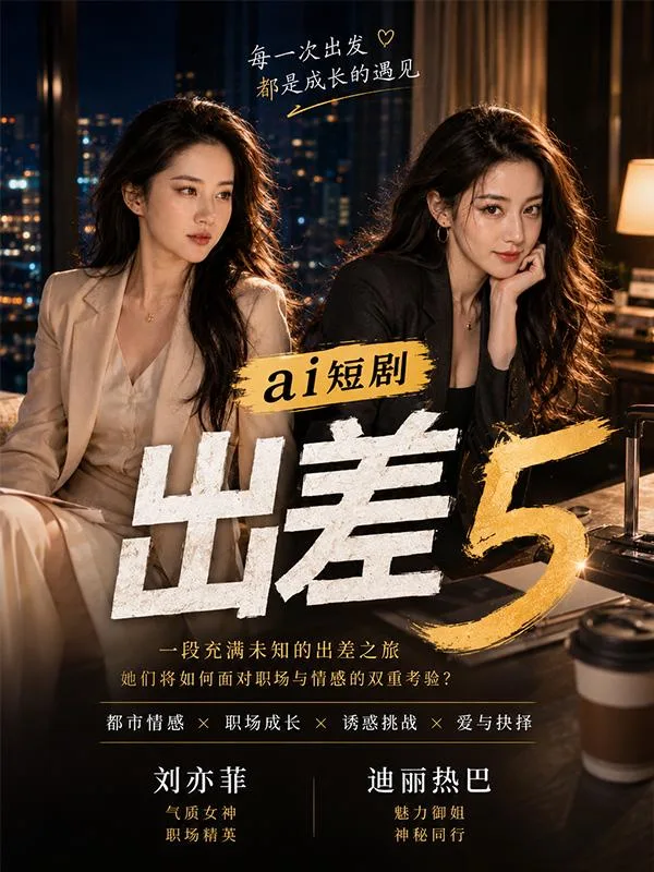 出差5 刘亦菲迪丽热巴共房 ai短剧 出差情欲故事 双美缠绵