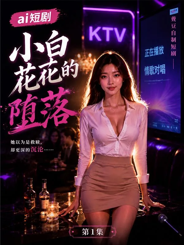 小白花的堕落 小白花沉沦 ai短剧 堕落情欲故事 小白花缠绵