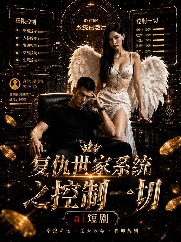 复仇世家之我有系统控制一切 系统控制美女 ai短剧 复仇情欲故事 世家缠绵