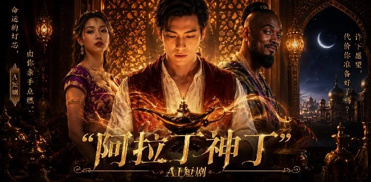 阿拉丁 神丁 AI短剧 他释放神丁后那奇妙体验让人回味无穷