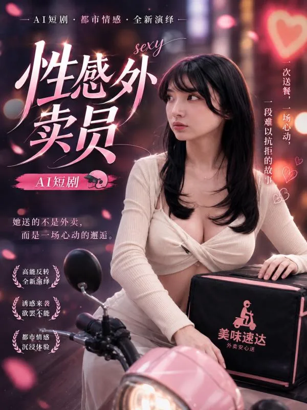 如此送外卖 性感外卖员 深夜上门送餐意外变成贴身私密服务 ai成人 画面极具冲击力让人看得浑身燥热 ai短剧