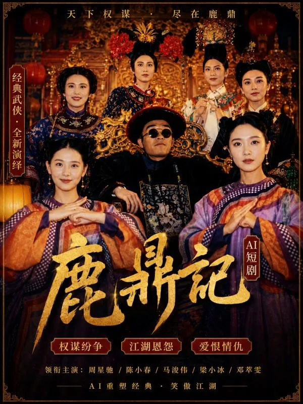 鹿鼎记 林青霞 女侠与韦小宝闺房嬉戏肢体纠缠情欲升温 武侠喜剧暧昧 ai短剧 经典鹿鼎记隐秘激情故事