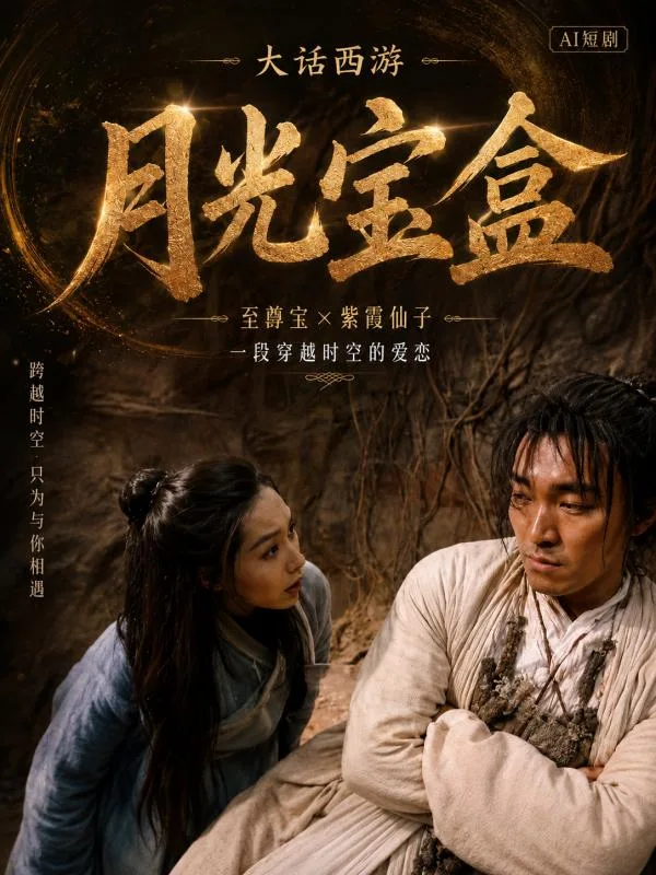 大话西游之月光宝盒 ai短剧 朱茵蔡少芬莫文蔚三位美女在西游世界里的暧昧纠缠故事