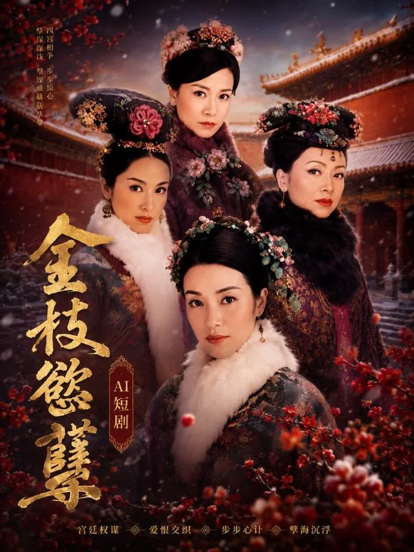金枝欲孽 黎姿 佘诗曼 宫廷争斗中后妃肢体纠缠情欲暗流 后宫暧昧戏码 ai短剧