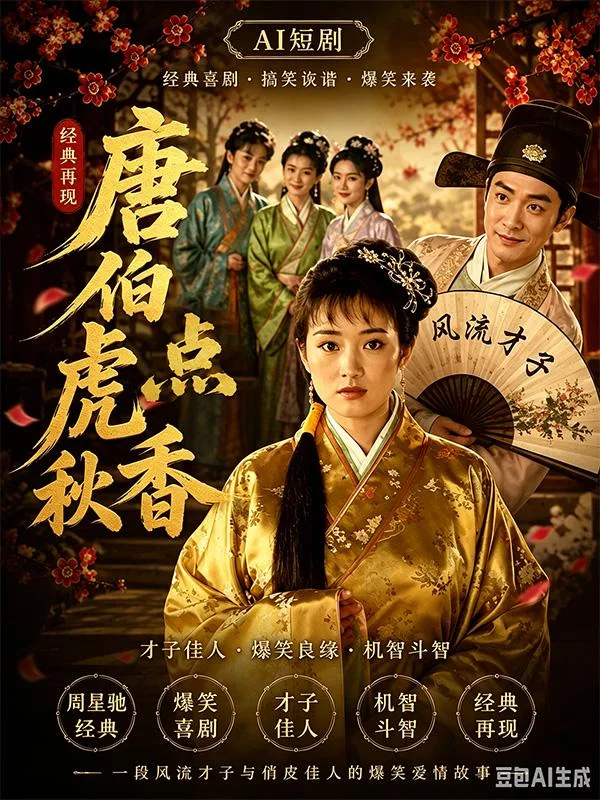 唐伯虎点秋香 经典名场面高能反差大秀 华府红颜动人风韵让人一眼沦陷