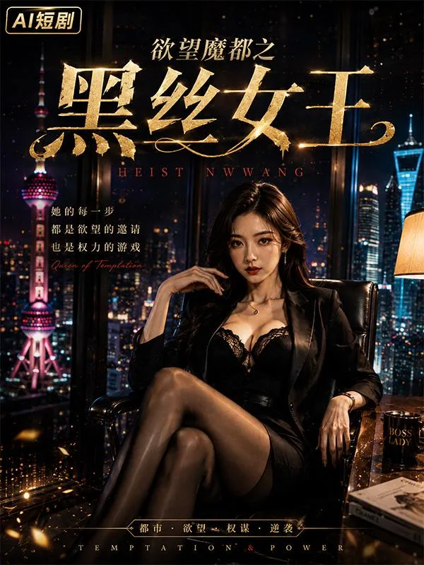 黑丝女王 欲望魔都征服都市精英 黑丝诱惑让人欲罢不能 AI短剧 她的女王魅力到底有多强
