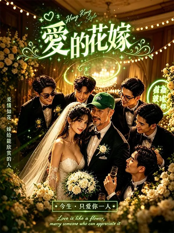 AI短剧《爱的花嫁》完整版 性感新娘在婚礼诱惑中 被调教到激情高潮