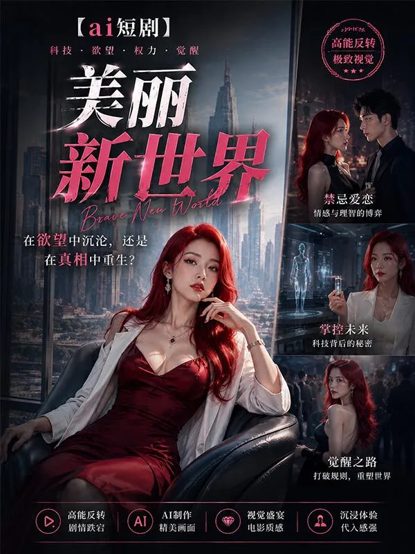 美丽新世界 真人版番外 红发御姐黑丝 ai短剧 厕所情欲故事 黑丝缠绵