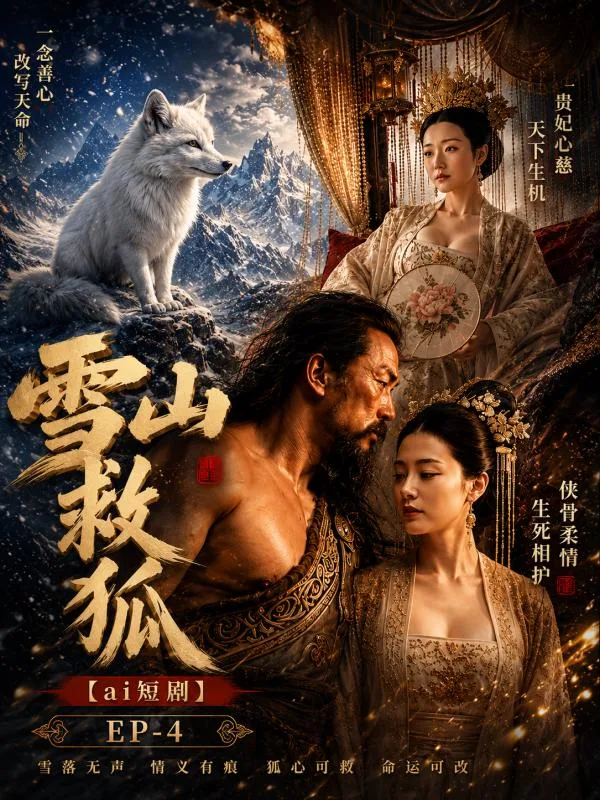 雪山救狐榨恩记 EP-4 狐女深入报恩 ai短剧 雪山情欲故事 狐女缠绵