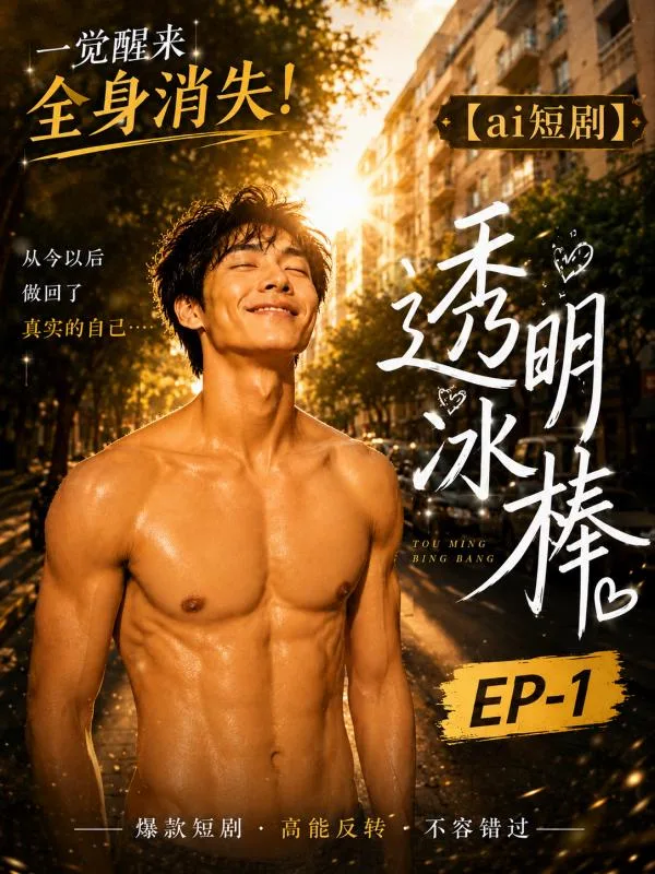 透明冰棒 EP-1 透明冰棒玩弄 ai短剧 情欲玩具故事 冰棒缠绵
